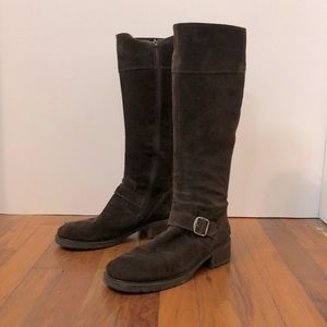 J. Crew tall brown suede boots